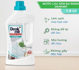 Nước Lau Sàn Denkmit 1L - Chất Tẩy Rửa Diệt Khuẩn, Không Cần Lau, Hương Thơm Tươi Mát, Dùng Cho Sàn Gạch, Sàn Gỗ